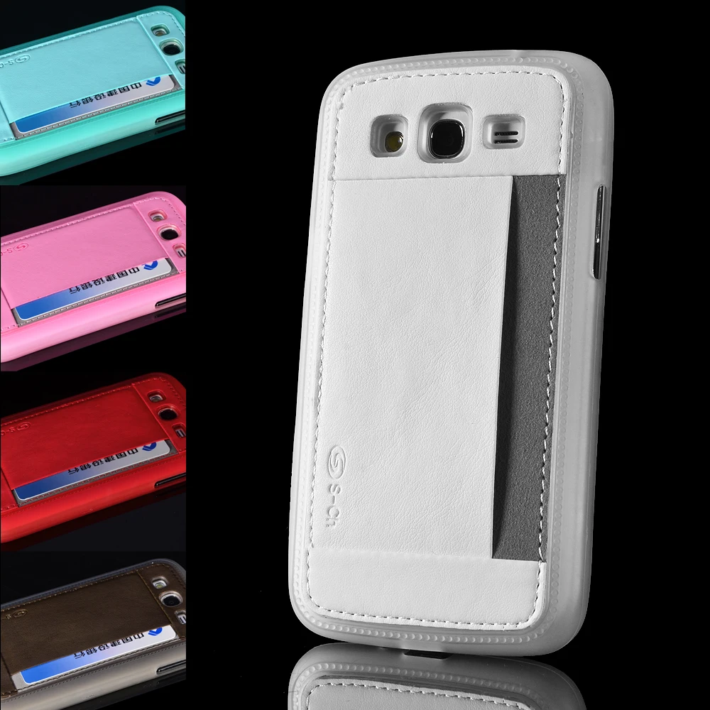 For Samsung Galaxy Grand Neo Plus i9060 Duos i9082 Silicone Back Cover S-CH Ultra Thin Soft TPU PU Leather Phone Case |