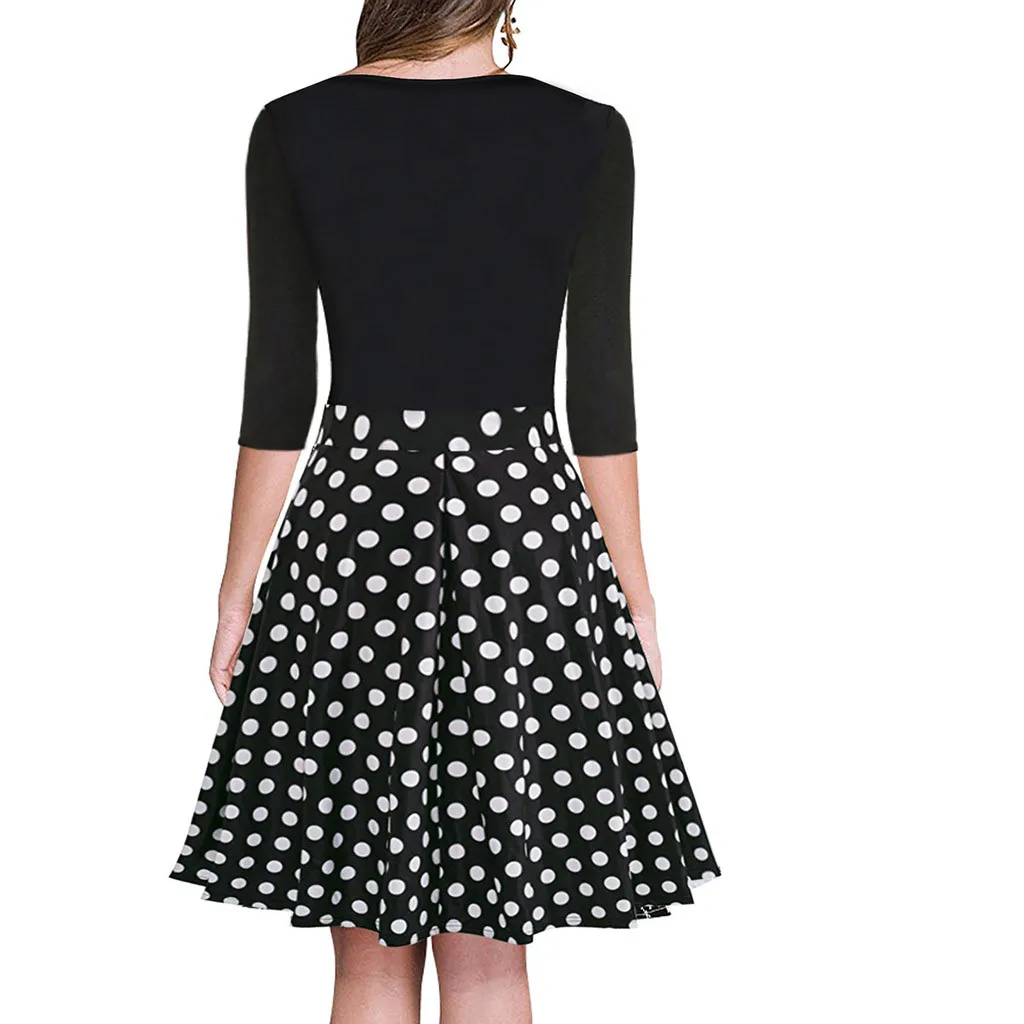 Женское платье рубашка с длинным рукавом Повседневное длиной до колена принтом