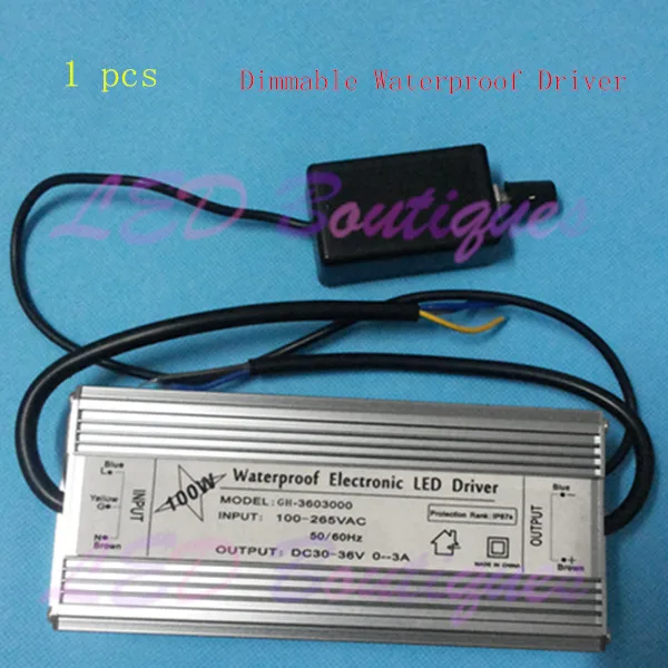 100 Вт белый светодиод высокой мощности + драйвер с регулируемой яркостью проектор