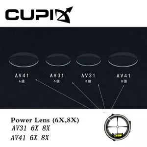 Составной лук прицел мощность объектив 6X 8X смола диаметр 35 мм45 мм аксессуары для прицел AV31AV41 для стрельбы из лука охота