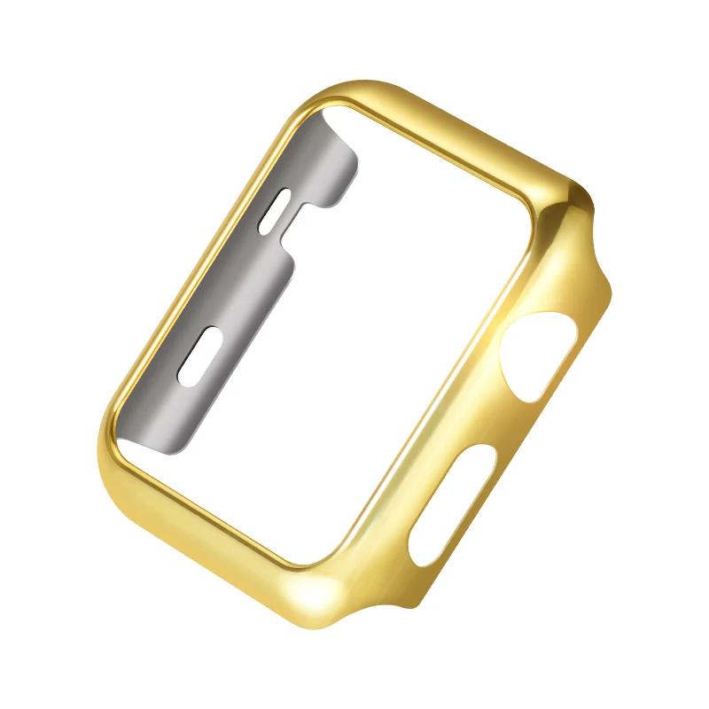 Ультратонкий позолоченный защитный чехол для Apple Watch iwatch 38 мм 42 Серия 1 2