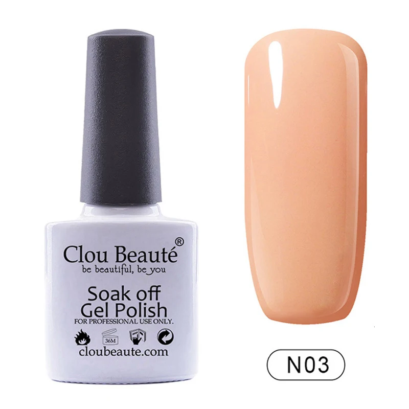 N03 Clou Beaute основа и верхнее покрытие 10 мл УФ гель лак для ногтей прозрачный впитывающий праймер Гель-лак для нейл-арта Маникюр TBB01 - Цвет: N03