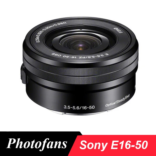 Объектив sony 16-50 E 16-50 мм f/3,5-5,6 PZ OSS объектив для sony A5000 A5100 A6000 A6300 A6500 A6400