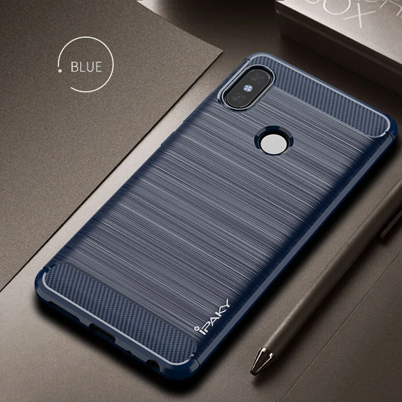 Blue IPAKY чехол для телефона силиконовый чехол на Для ксиоми редми 6 про 6A нот 5 6 про ми A2 лайт A3 редми6 редми6A нот5 нот6 6про миA2 миA3 A2лайт 2/3/4/6 32/64/128 ГБ Light - Цвет: Blue