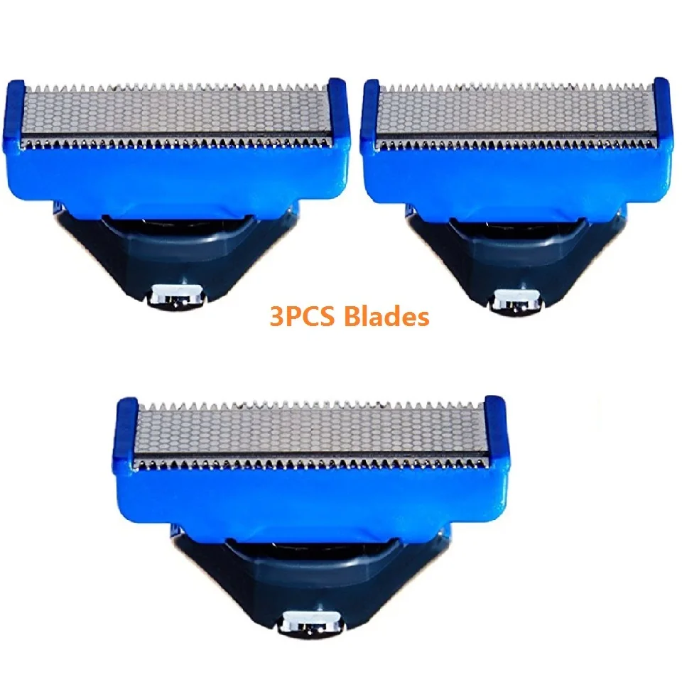3pcs blades Многофункциональная перезаряжаемая Бритва для мужчин, перональная Чистящая Бритва для волос, триммер и гипер-улучшенная гладкая Бритва для мужчин - Цвет: 3pcs blades