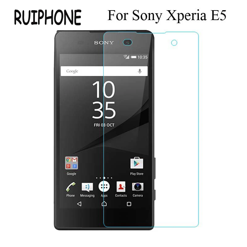 E5 E 5 Защитная пленка для экрана 9H противоударное закаленное стекло Sony Xperia f3311 f3313