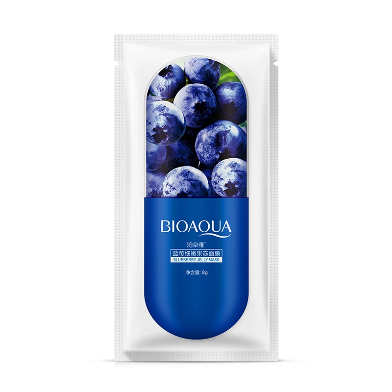 20 BLUEBERRY EXTRACT BIOAQUA уход за кожей растительная маска для лица увлажняющая Масляная маска для удаления черных точек обернутая маска для лица Уход за лицом - Цвет: 20 BLUEBERRY EXTRACT