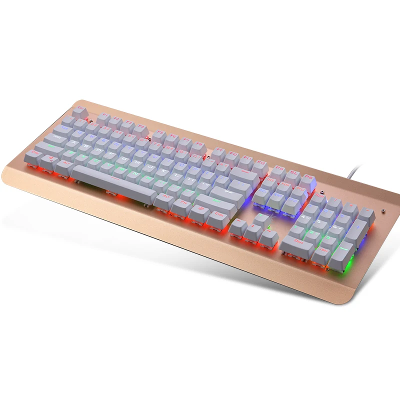 Gaming Keyboard Switchable Backlight Teclado Gamer with Mechanical 104 keys Blue Switch Keyboards Tablet Desktop | Компьютеры и офис