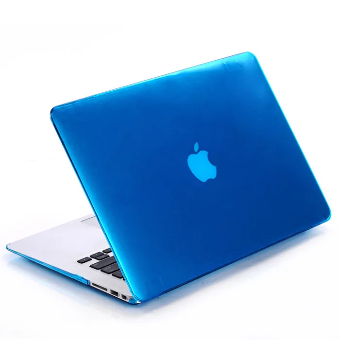 Прозрачный матовый жесткий чехол для mac macbook air pro retina дисплей 1" 12" 1" 15" дюймов+ крышка клавиатуры - Цвет: 6