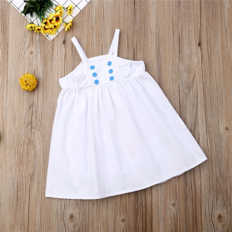 Toddler Kids Baby Girls Sleeveless Dresses Newborn Fashion Dress Summer Butterfly Outfits Suspenders Sundress | Детская одежда и