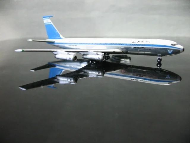1:500 Израиля авиалинии Боинг 707 4X ATY с трёхмерными чертёжами|aircraft model|airliner modelsmodel