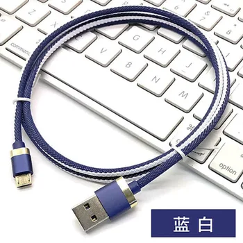 100 개/몫 고속 충전기 USB 3.1 USB 유형 C 케이블 나일론 라인 금속 플러그 유형-C USB Xiaomi 4C /LeTV/노키아 N1/넥서스