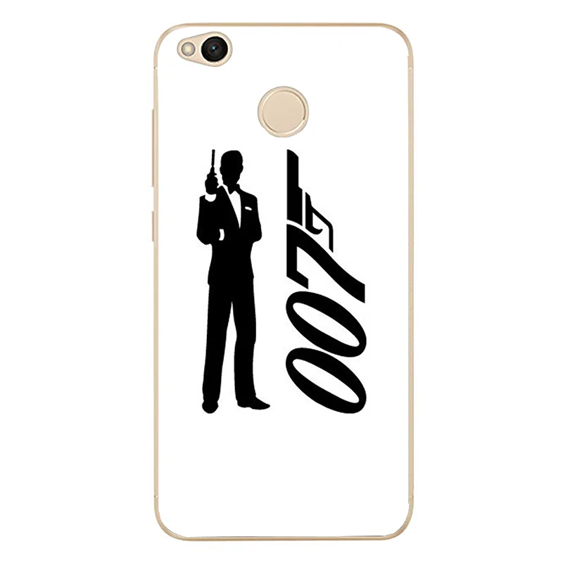 Чехол для телефона James bond 007 мягкий силиконовый чехол из ТПУ redmi4A 4X 5 5a 5Plus note4 xiaomi4 6X 8