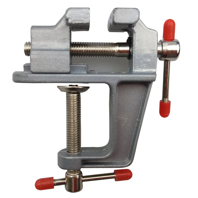 

mini table diy tool aluminum bench vise flat-nose machine Vice clamp milling vise Craft Jewelry polishing Carving tools