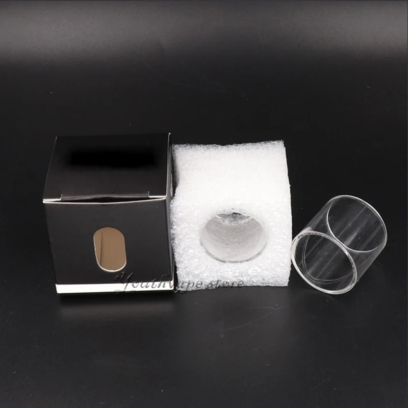 2 шт./лот прозрачный Гладкий стеклянный тюбик для электронной сигареты vape pen 22 и т.