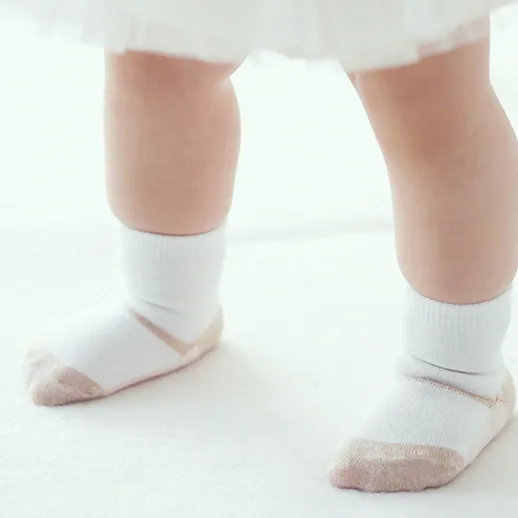 2016 год носки для младенцев хлопковые детские нескользящие короткие девочек и