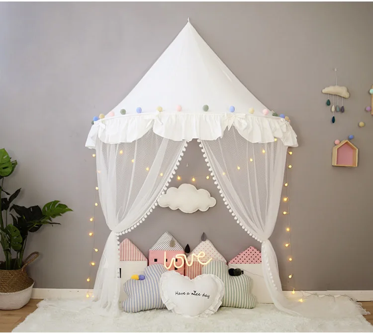 Детские палатки teepee детская игровая комната хлопок Портативный Навес для