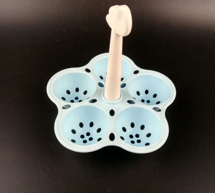1 шт. пластиковый держатель для яиц в форме цветка на пару фотоинструменты