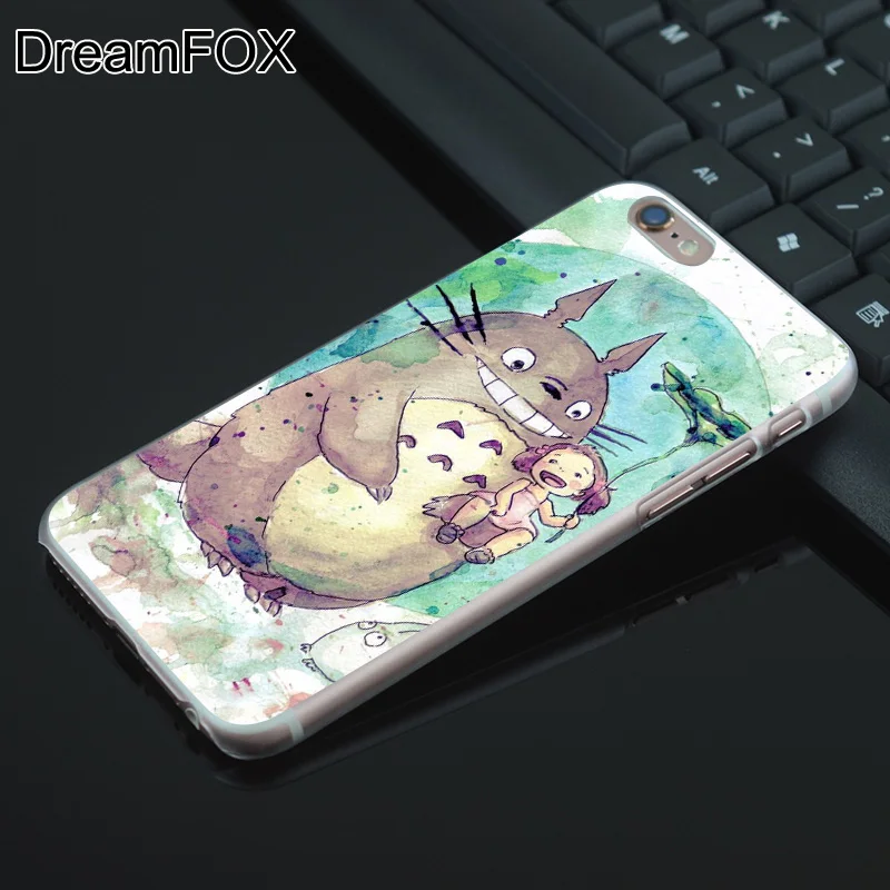 K015 Anime Chihiro Totoro Transparent Hard Thin Case Cover For Apple iPhone 11 Pro XR XS Max 8 X 7 6 6S Plus 5 5S SE 5C 4 4s |