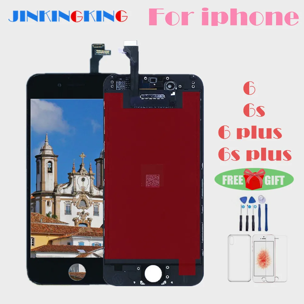 JINKINGKING сборка ЖК дисплей дигитайзер для iPhone 5 6s plus AAA Качество LCD сенсорный экран 6 с