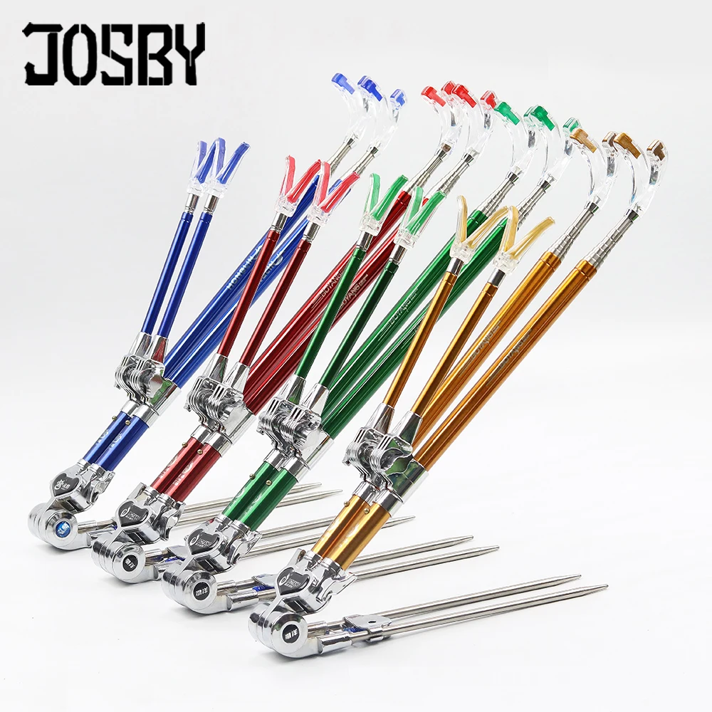 JOSBY держатель для удочки с регулируемым углом наклона, держатель для удочек, 1,7 м, 1,9 м, 2,1 м, телескопический инструмент для рыбалки, ручной Ro телескопический