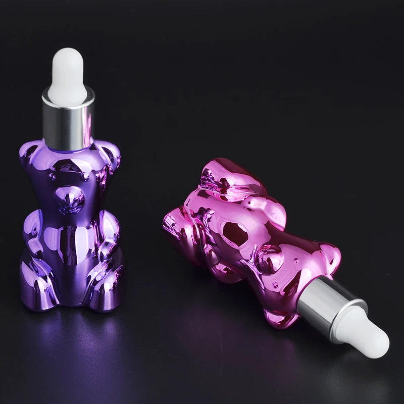 MUB 12 мл в форме медведя Мини Милая портативная стеклянная бутылка для духов с