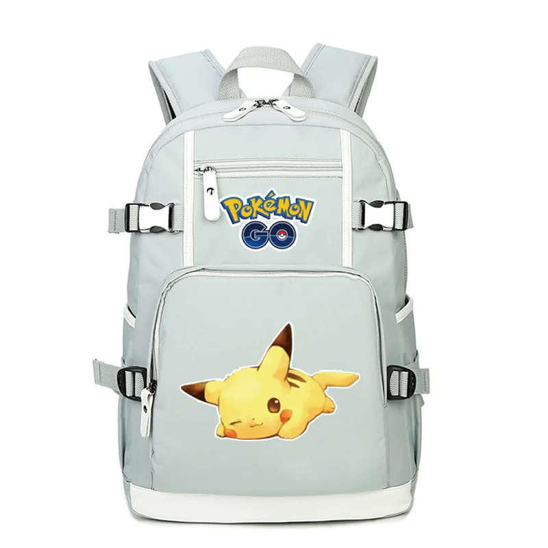 Go Pikachu Eevee дизайнерский Рюкзак Школьная Сумка повседневная Молодежная Студенческая книга дорожные сумки для ноутбуков - Цвет: Style 22