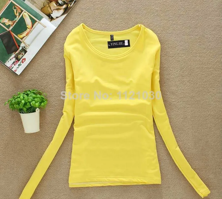 Блузка с длинным рукавом и круглым вырезом повседневная женская блузка рубашки