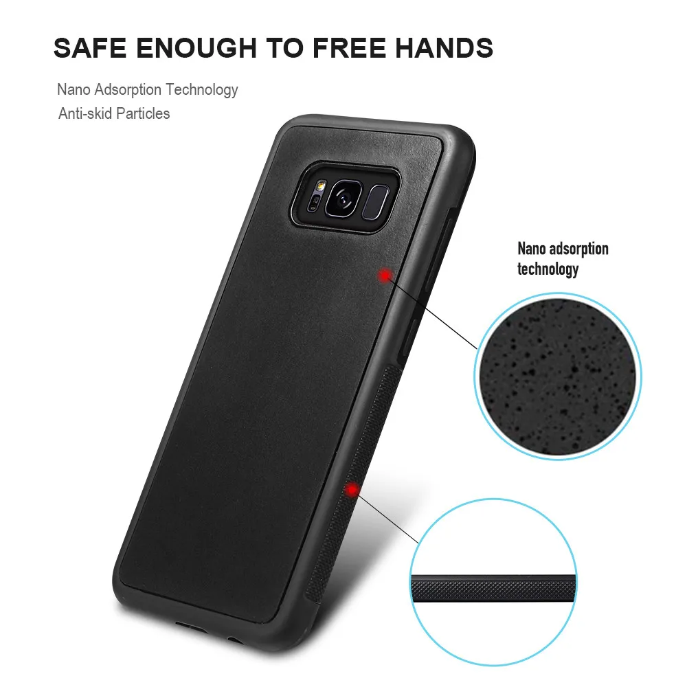 KISSCASE антигравитационный чехол для Samsung Galaxy S9 S8 Plus простые задние чехлы телефонов