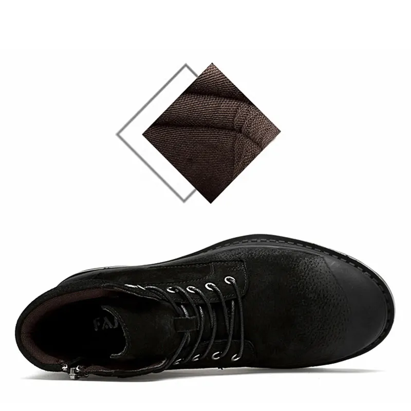 BACKCAMEL/мужские ботинки из натуральной кожи высокие мотоботы в стиле ретро теплые