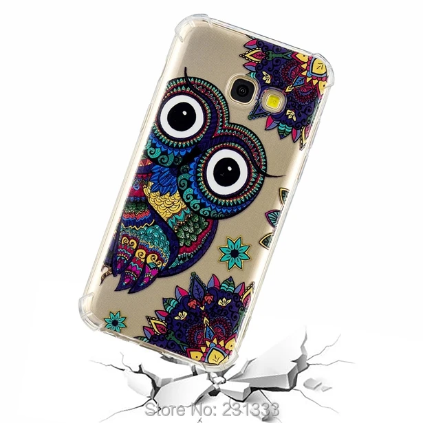 Мягкий ТПУ чехол C ku 3D с рисунком совы для Samsung Galaxy NOTE9 A3 A5 2017 J3 J5 J7 A310 A510 J2 PRO 2018 J310
