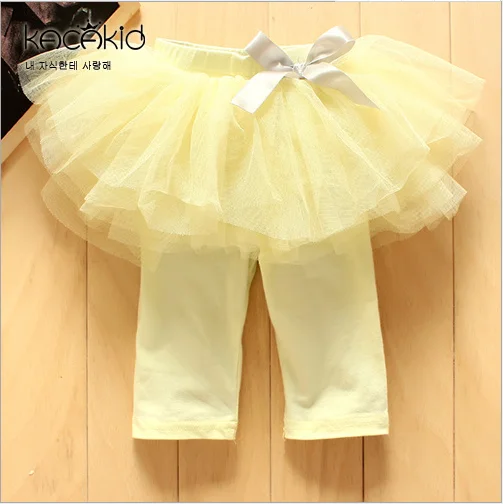 Одежда для маленьких девочек юбка брюки многослойная пачка Изящные Сатиновые