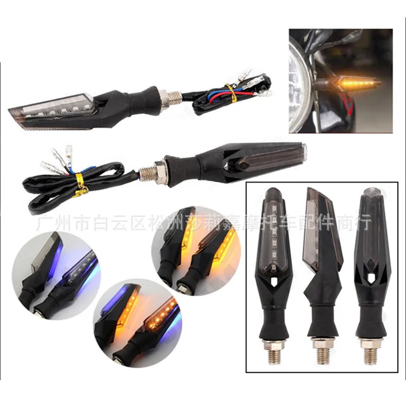 2 шт 12V универсальный мотоцикл сигнальные индикаторы мигают лампа Мото