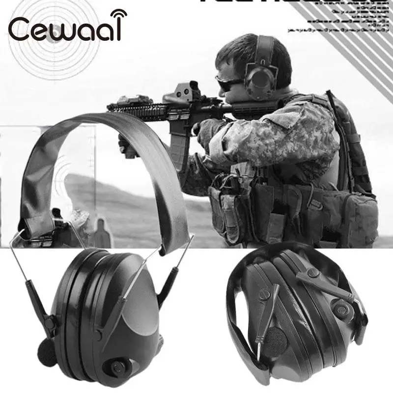 Cewaal тактические уличные защитные анти-шумо ударные Электронные Наушники
