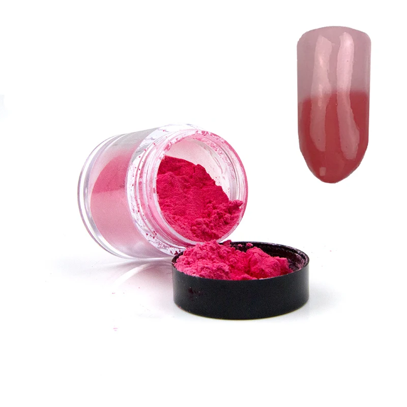 08acrylic powder red Nail Art forpretty акриловый пигмент погружающийся порошок Cameleon цвет Dip система хамелеонпигмент Unhas эффект поставки термокромический - Цвет: 08acrylic powder red