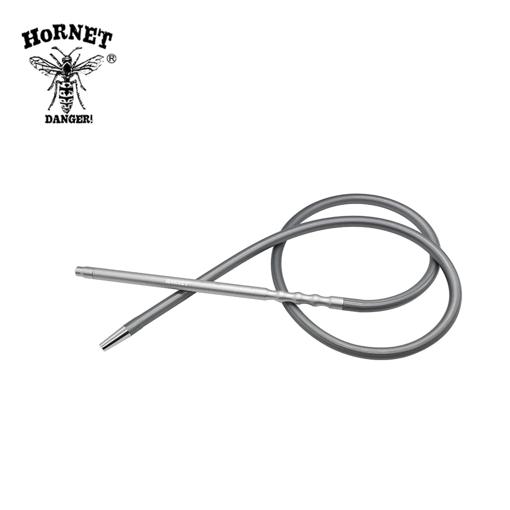 HORNET 1,93 м Hornet кальян Hornet шланг с 0,37 м алюминиевым стержнем/1,5 м силиконовый шланг Shish кальян шланг всего 1,9 м FDA Силикон