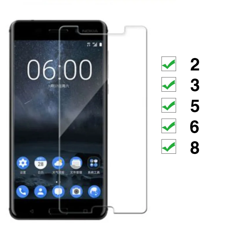HD закаленное стекло для Nokia 3 1X6 8 6 5 2 Взрывозащищенная защитная пленка защитный