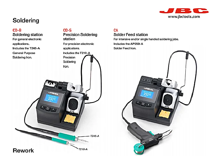Высокоточная оригинальная сварочная станция JBC CD-2BQE