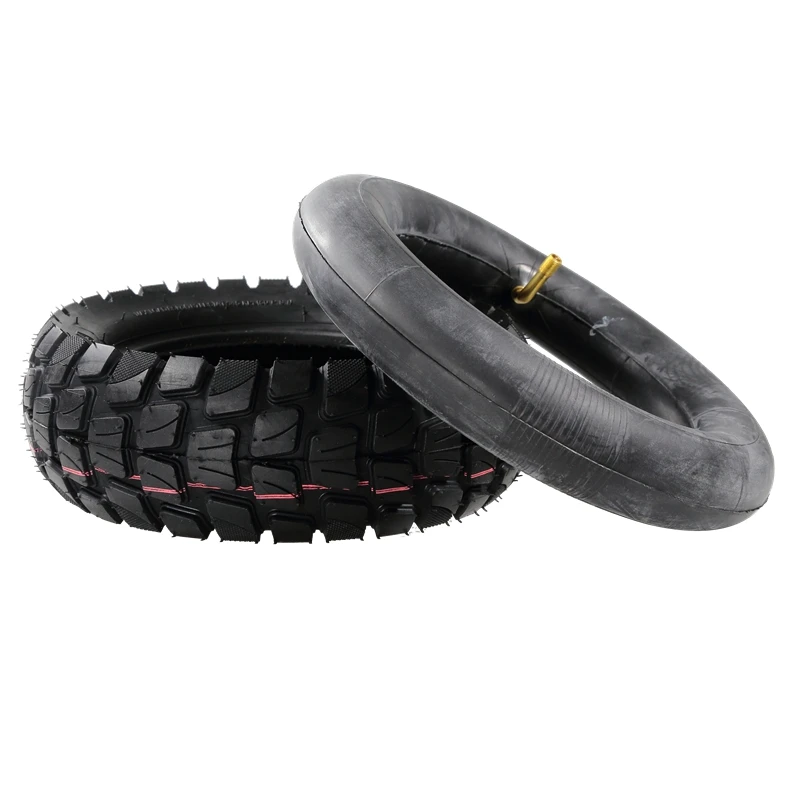 A set of off-road 10x3 дюймов внедорожные городские дорожные пневматические шины внутренняя труба надувные шины для электрического скутера speeddual Grace 10 Zero 10X10*3,0 - Цвет: A set of off-road