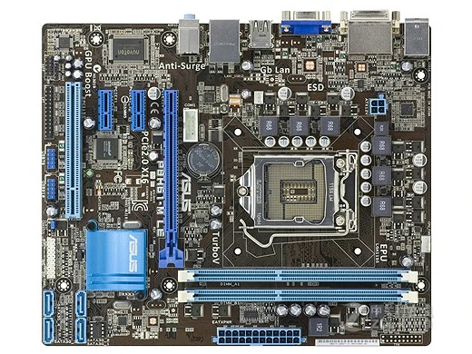 100% оригинальная материнская плата ASUS P8H61 M LE Socket LGA 1155 DDR3 16 Гб Поддержка I3 I5 I7 uATX
