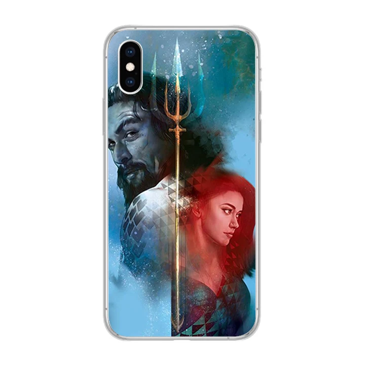 ciciber Phone Cases for iPhone 11 Pro Max 8 7 6 6s Plus SE 5s Soft TPU Cover X Xs XR XS Case Aquaman Coque Fundas |