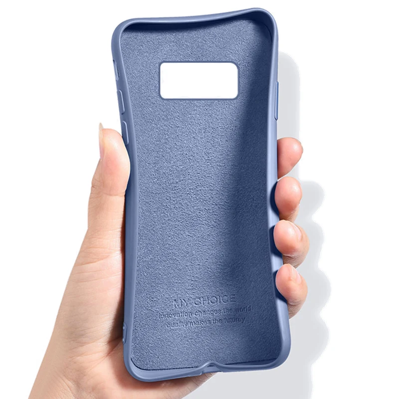 Для Samsung Galaxy M10 M20 M30 A10 A20 A30 S8 S9 Plus S10 Lite жидкий силиконовый чехол для Note 8 9 A40 A50 A60 A70 |