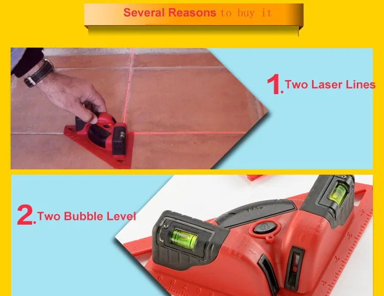 Лазерный уровень capro лазерный угловой измеритель инструмент для линейной резки 90