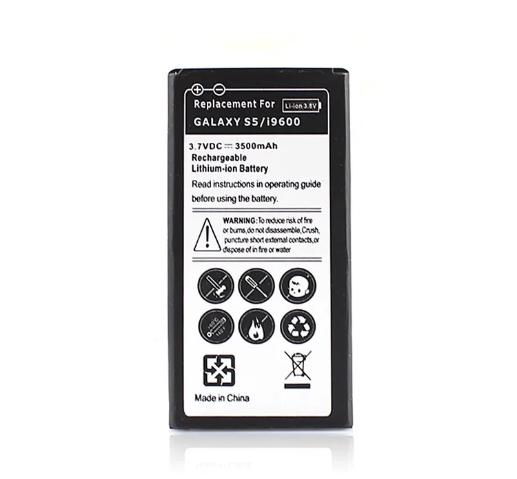 

3500mAh Replacement Battery For Samsung Galaxy S5 i9600 Rechargeable Extended Batteria For Samsung Backup Bateria A1290