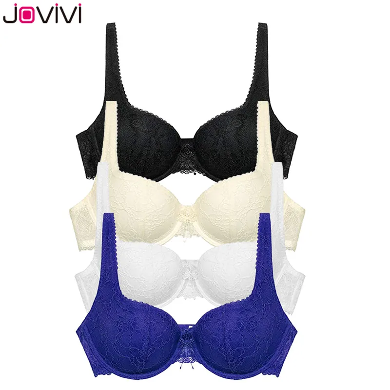Jovivi 1 шт. женский бюстгальтер на косточках удобный кружевной для повседневной