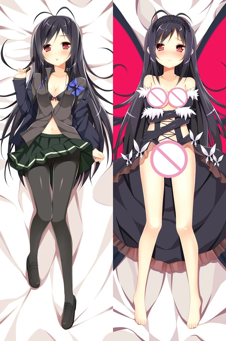 2018 July Anime Accel World Kuroyuki hime Nega Nebulas otaku Dakimakura наволочка обнимающая Подушка