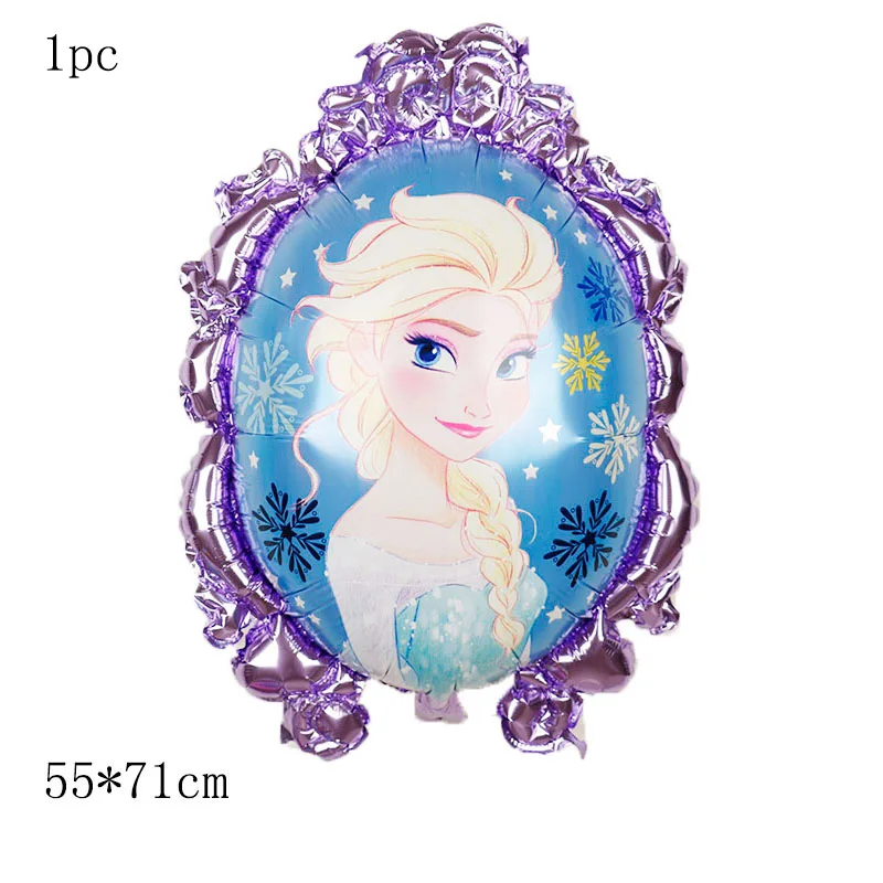 1pc aisha purple 9 шт./компл. Baby shower девочка воздушный шарик из фольги в форме disney принцессы из мультфильма “Холодное сердце” воздушный шар "Эльза" День рождения украшения Детские игрушки globos - Цвет: 1pc aisha purple