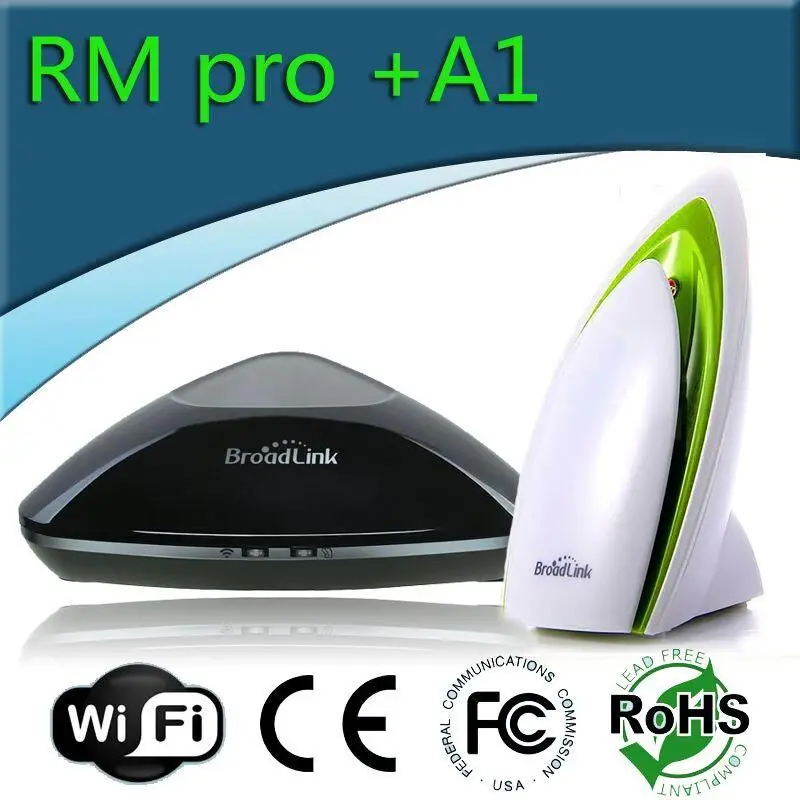 Broadlink Rm3 RM Pro + умный контроллер A1 детектор качества воздуха ИК/РЧ/Wi-Fi пульт