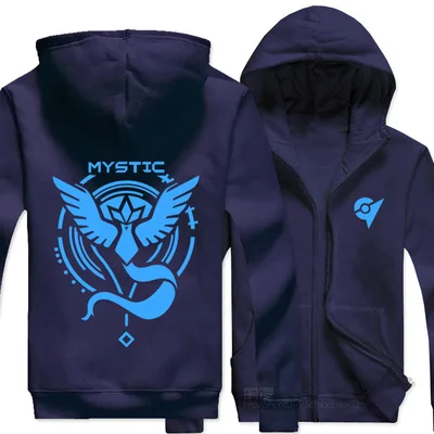 18 Новые толстовки для мужчин и женщин для Аниме Pokemon Team Mystic Valor Instinct дизайн толстовка унисекс пальто толстовка - Цвет: 18