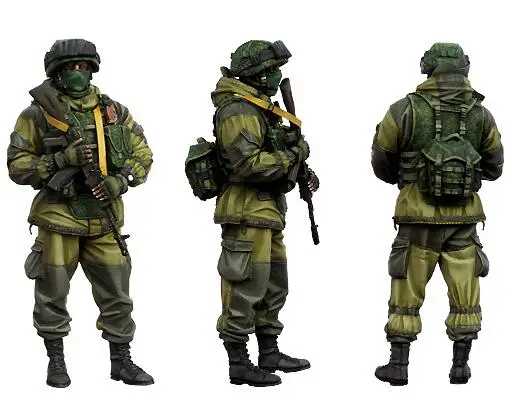 1/35 смоляная фигурка современного русского солдата 1 шт. модельные наборы